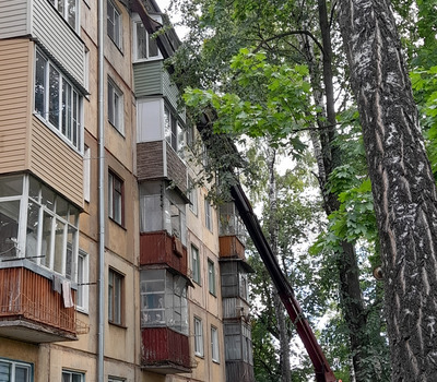 Прочистка воронок водосточных труб по ул.Кутузова д. 92