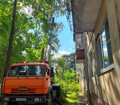 Прочистка воронок водосточных труб по ул.Кутузова д. 92